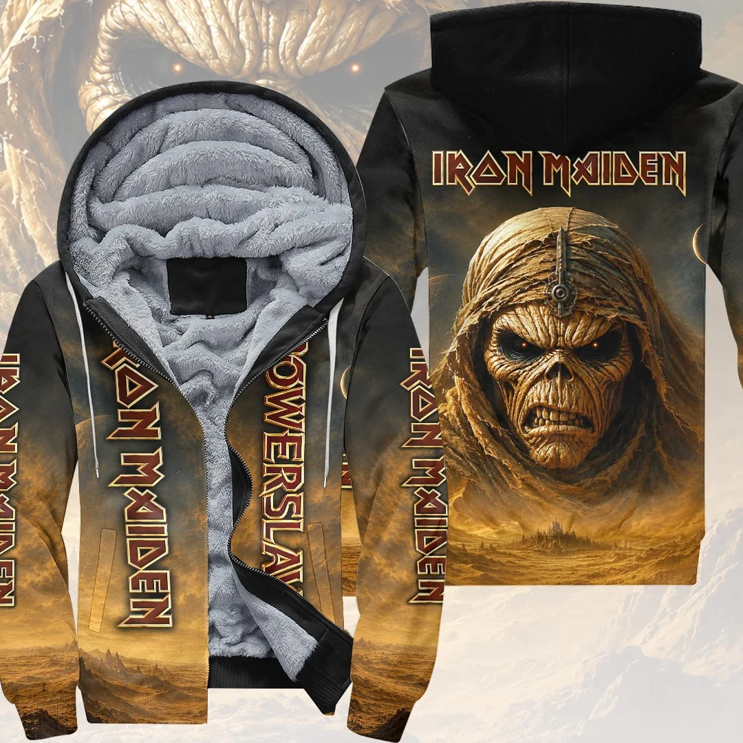 Iron Maiden 3D Fleece Zip Hoodie - HOATT21591