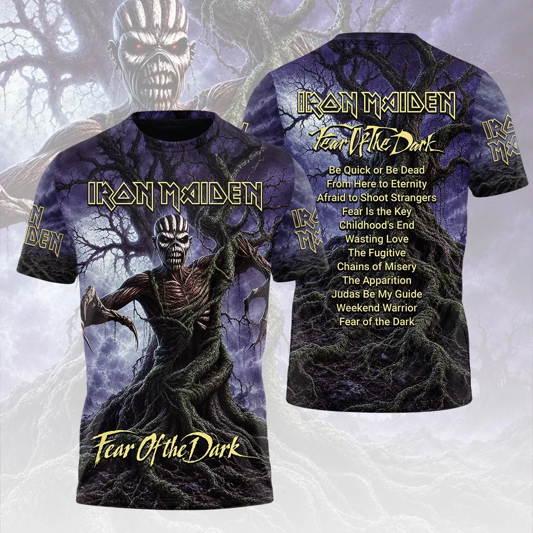 Iron Maiden Fear of The Dark 3D Apparel - HOATT26890