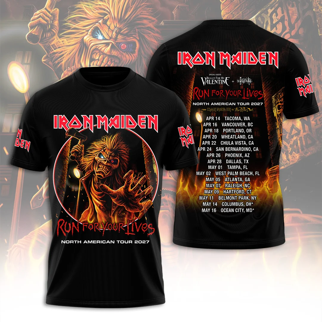 Iron Maiden North American Tour 2027 3D Apparel - TANTN26370