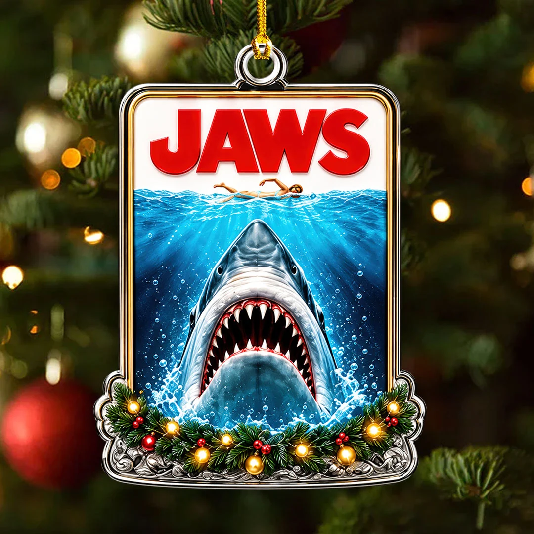 Jaws Custom Shape 2-side Printed Acrylic Ornament - HOAT21480