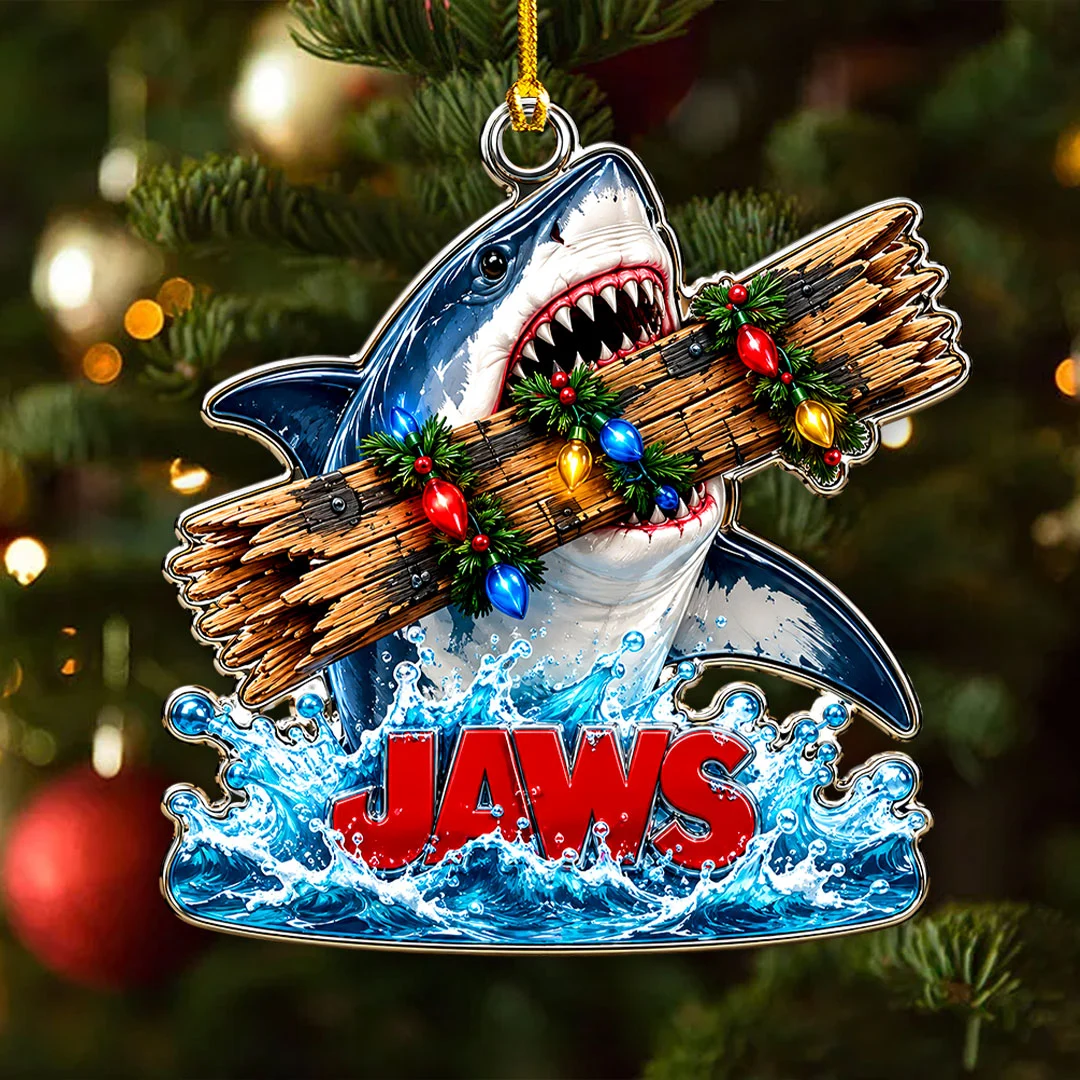 Jaws Custom Shape 2-side Printed Acrylic Ornament - HOAT21481