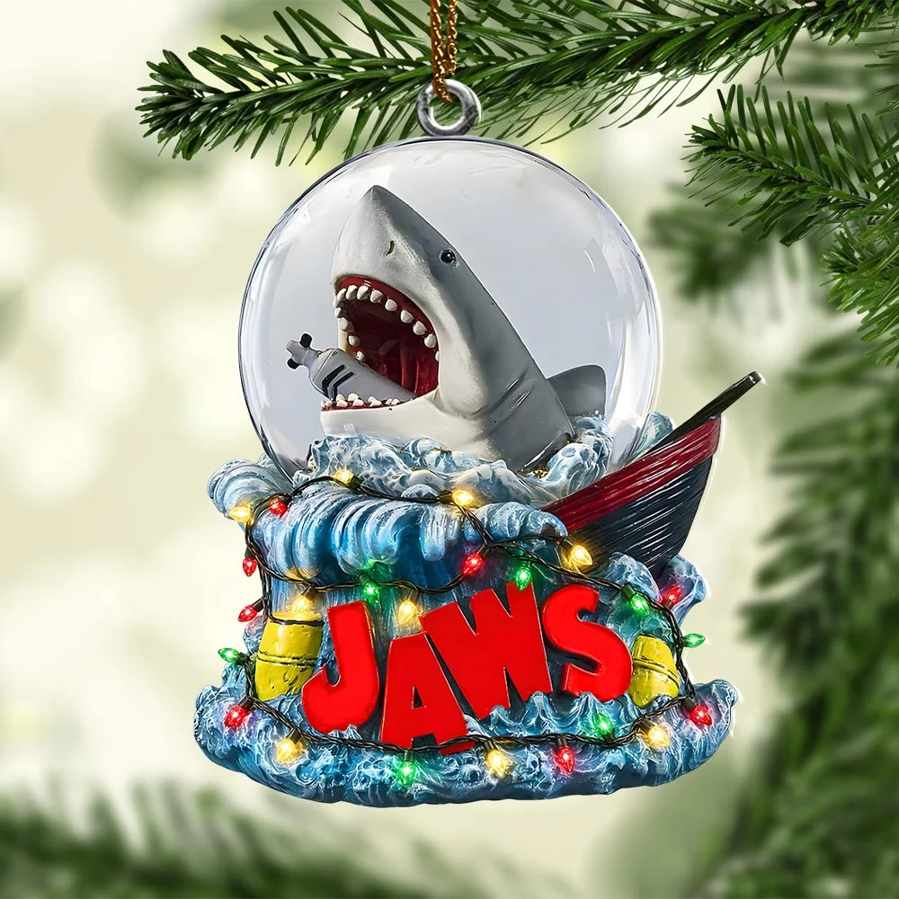 Jaws Custom Shape 2-side Printed Acrylic Ornament - HOAT21484