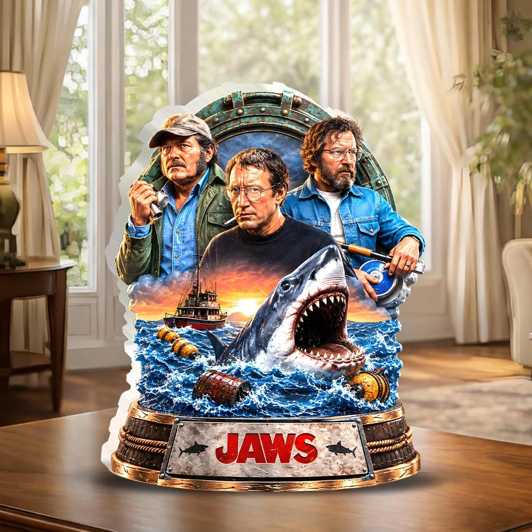 Jaws Custom Shape Acrylic Plaque - HOATT21419