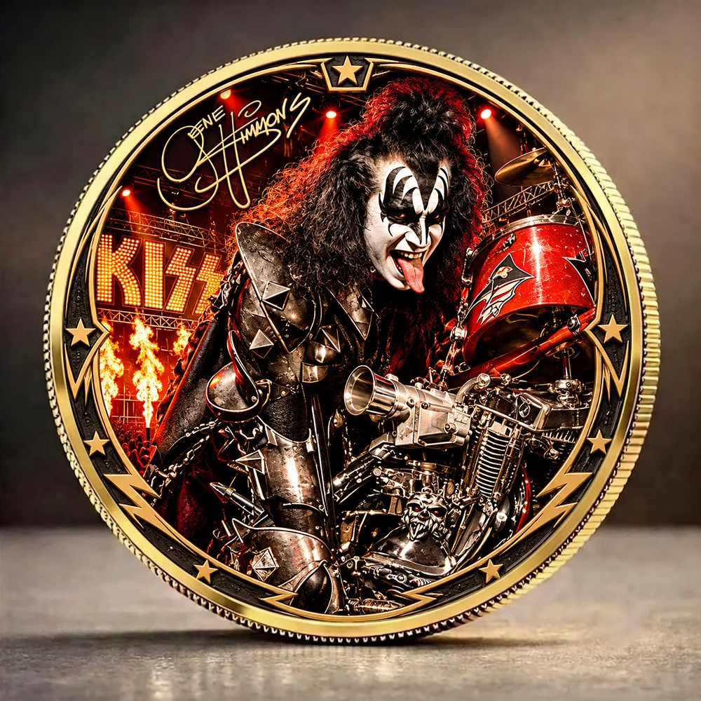 KISS x Gene Simmons Commemorative Coin - GNE8998