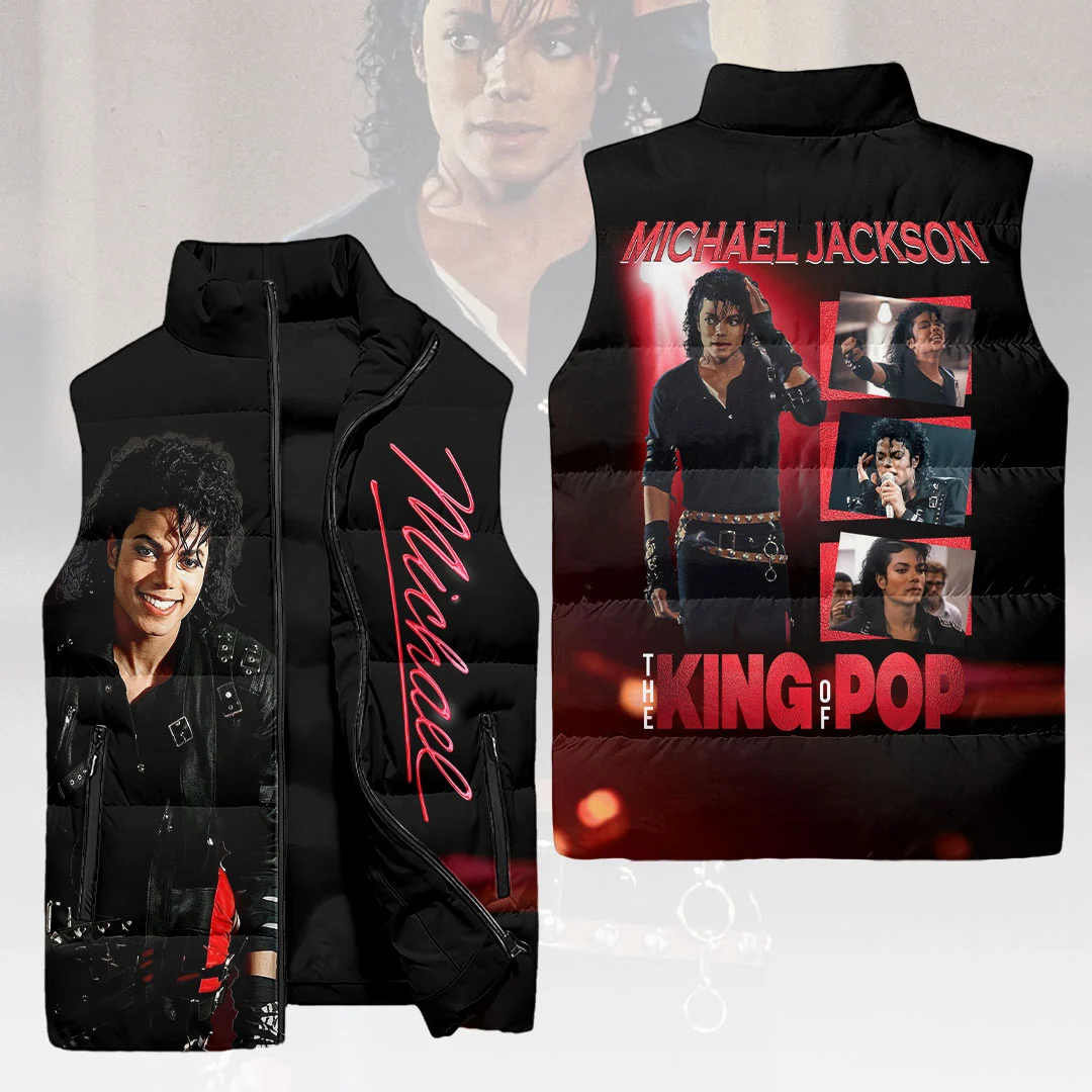 Michael Jackson 3D Sleeveless Down Jacket - HOATT21533