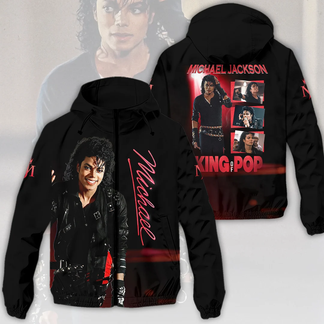 Michael Jackson 3D Windbreaker Jacket - HOATT21567