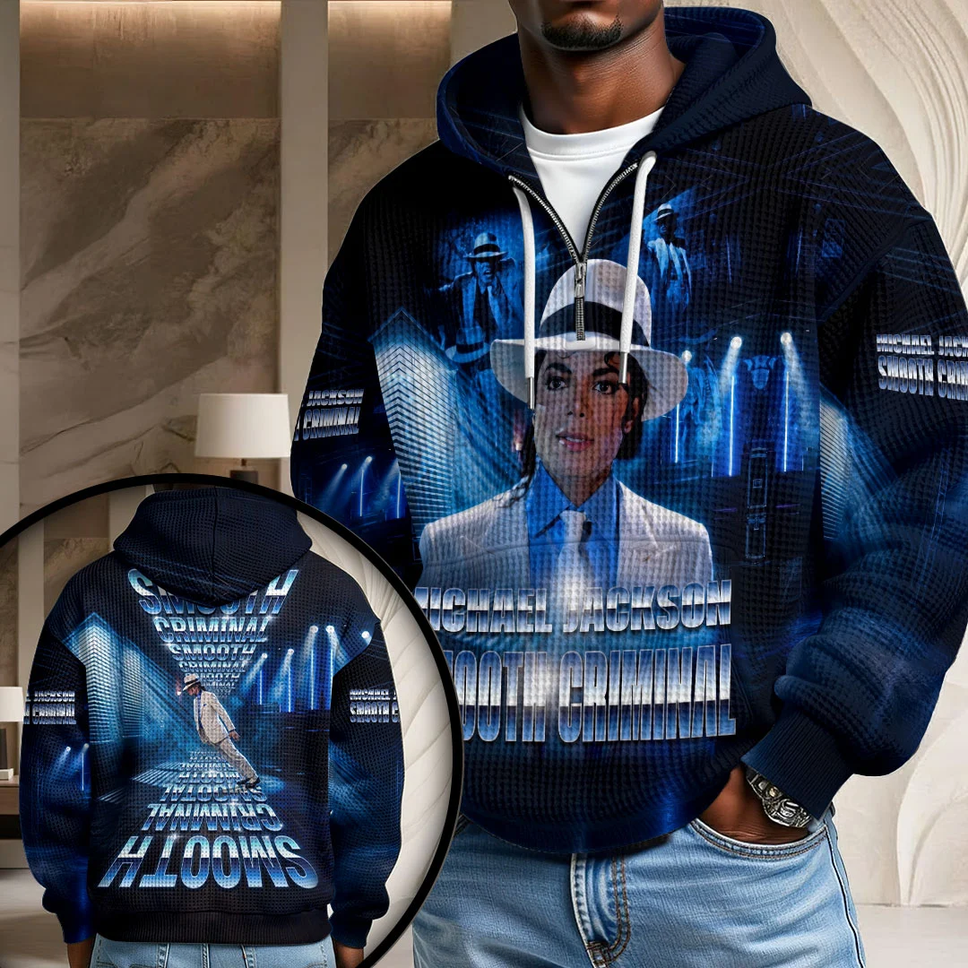 Michael Jackson 3D Unisex Waffle Hoodie - TMTHU9737