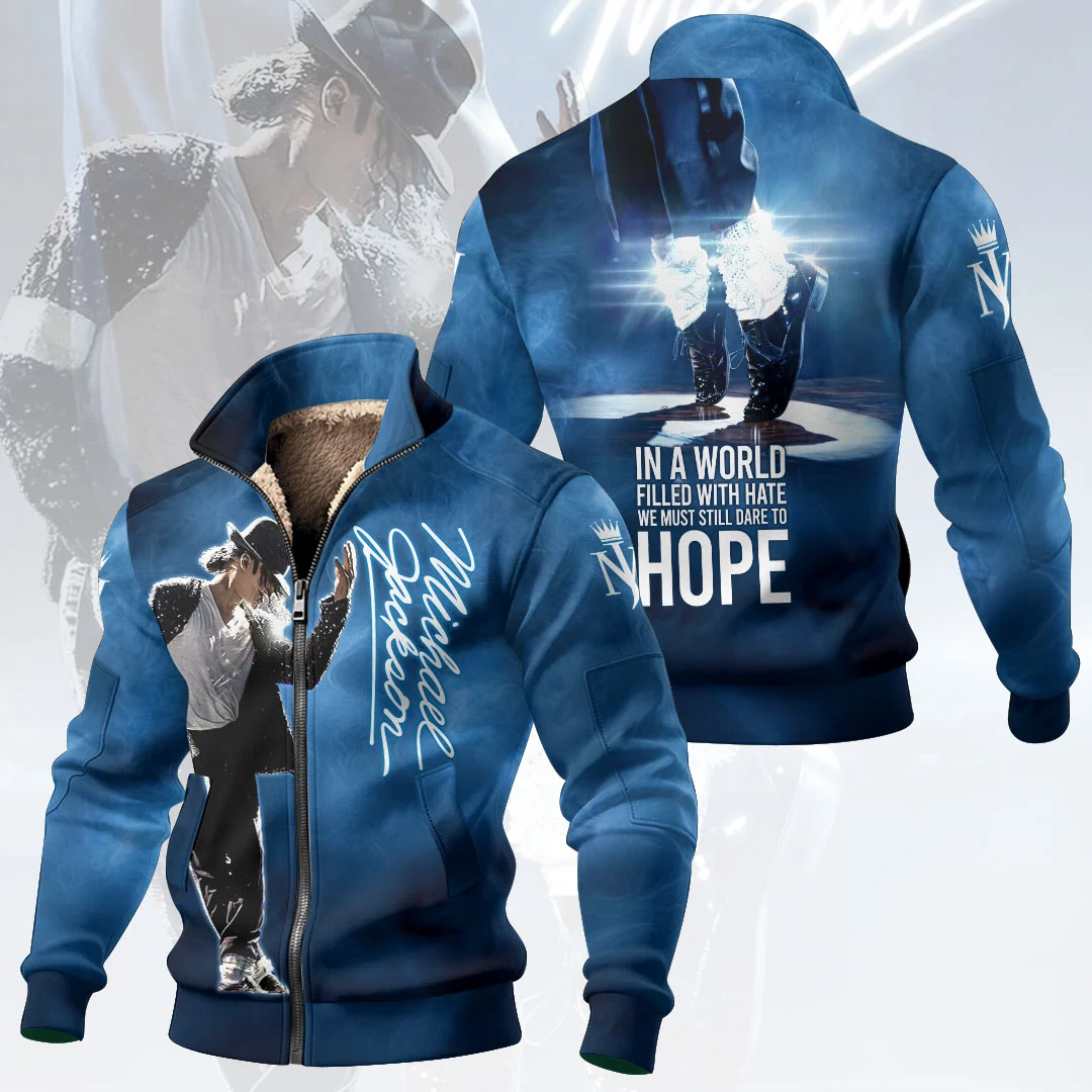 Michael Jackson Thick Knit Fleece Jacket - HOATT21497