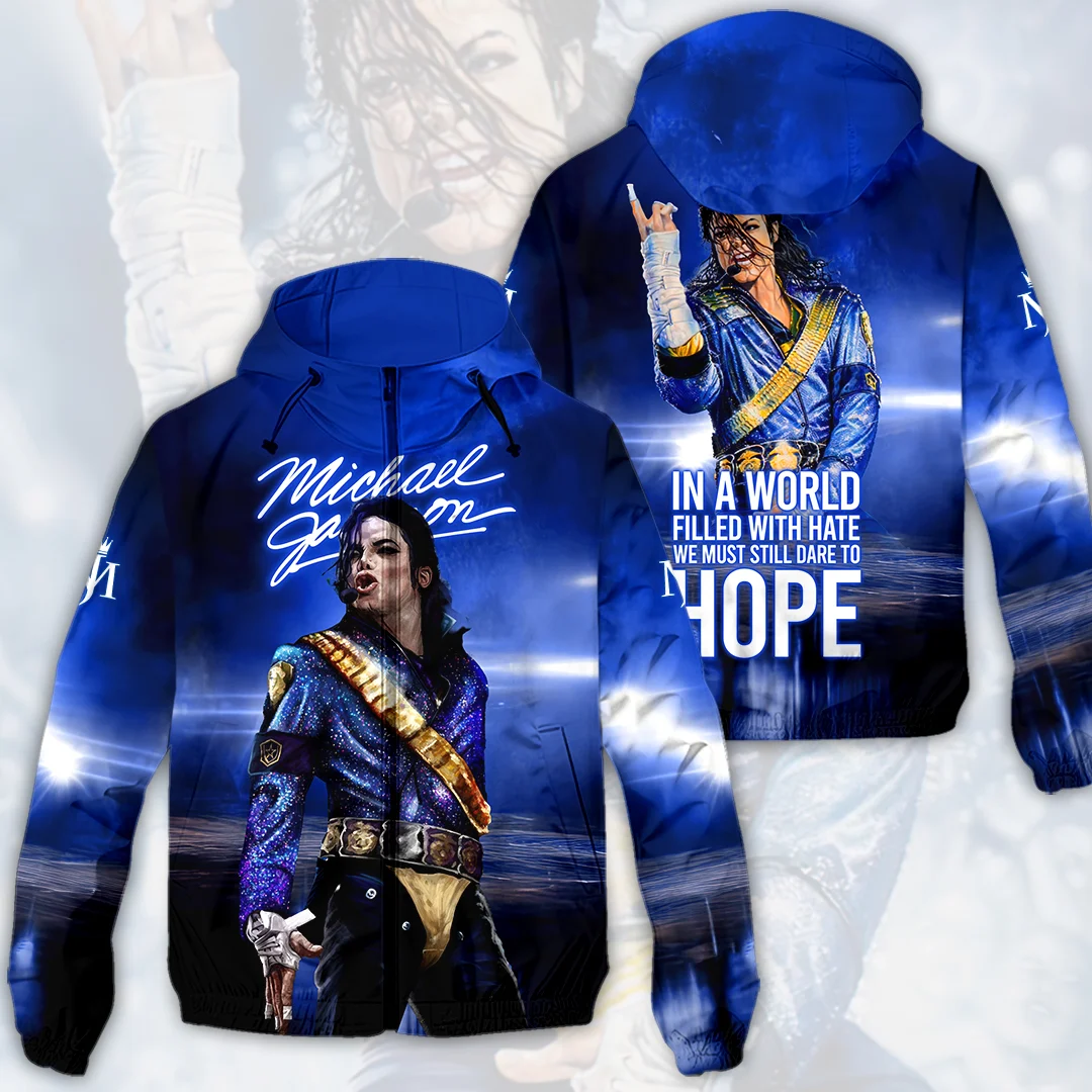 Michael Jackson 3D Windbreaker Jacket - HOATT21524