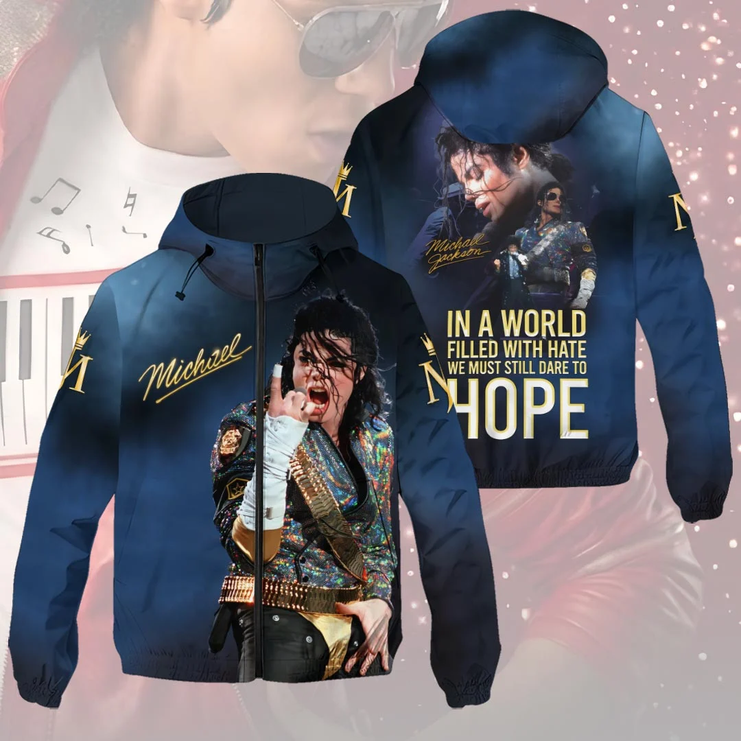 Michael Jackson 3D Windbreaker Jacket - HOATT21568