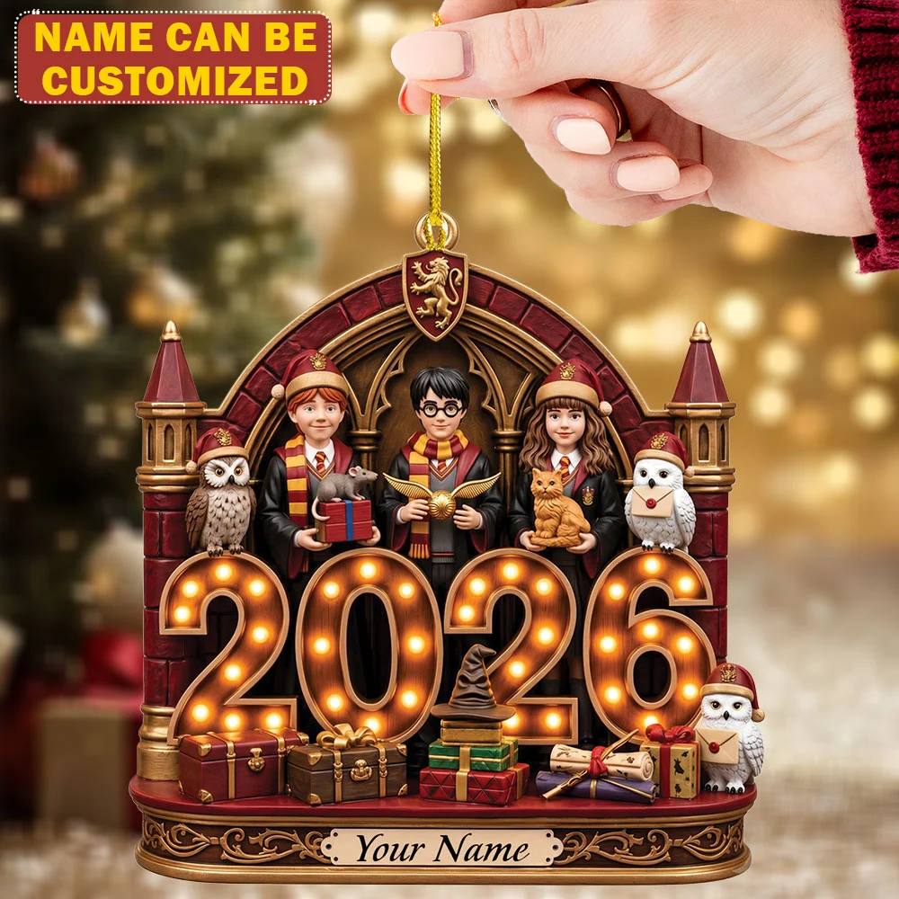 Personalized Harry Potter 25th Anniversary Custom Shape 2-side Printed Acrylic Ornament - TMTHU9732