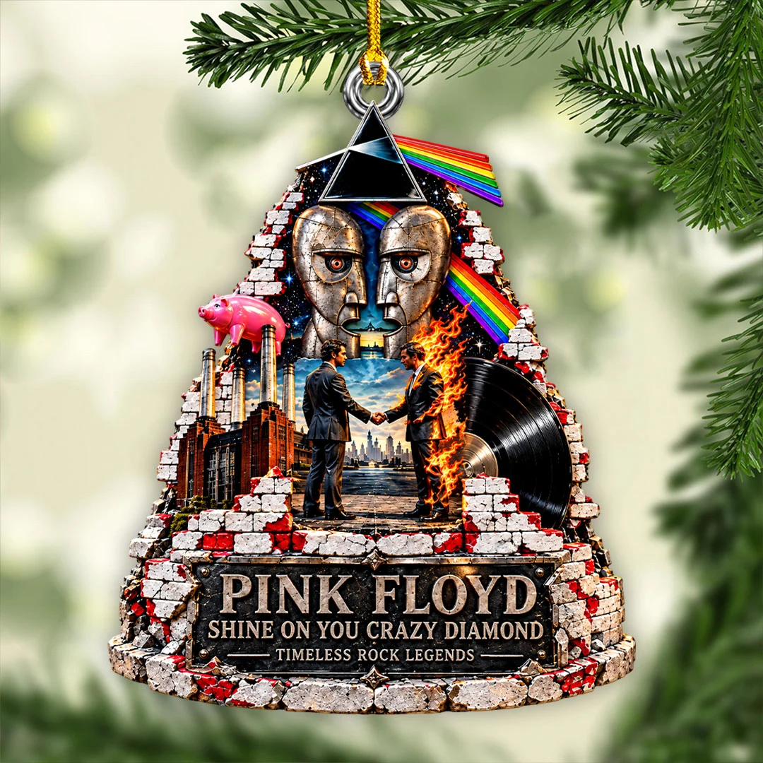 Pink Floyd Custom Shape 2-side Printed Acrylic Ornament - HOATT21508