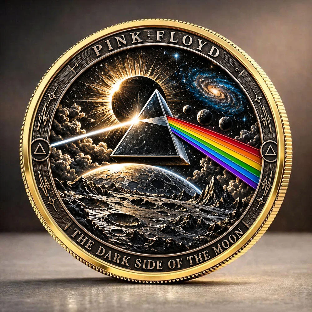 Pink Floyd The Dark Side Of The Moon Commemorative Coin - TANTN26171