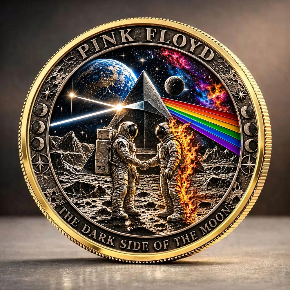 Pink Floyd The Dark Side Of The Moon Commemorative Coin - TANTN26174