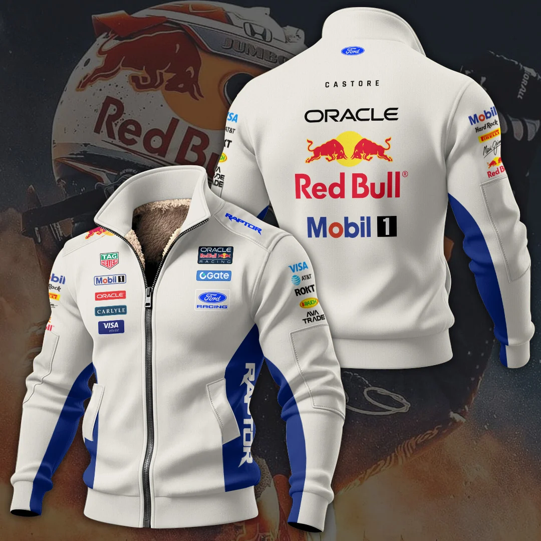 Red Bull Racing Thick Knit Fleece Jacket - TANTN26343