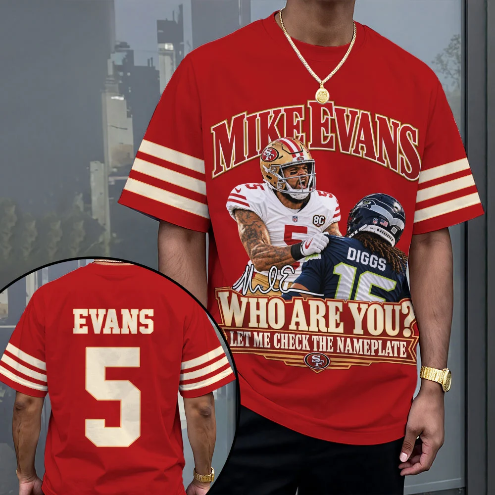San Francisco 49ers x Mike Evans 3D Apparel - MAITM15429
