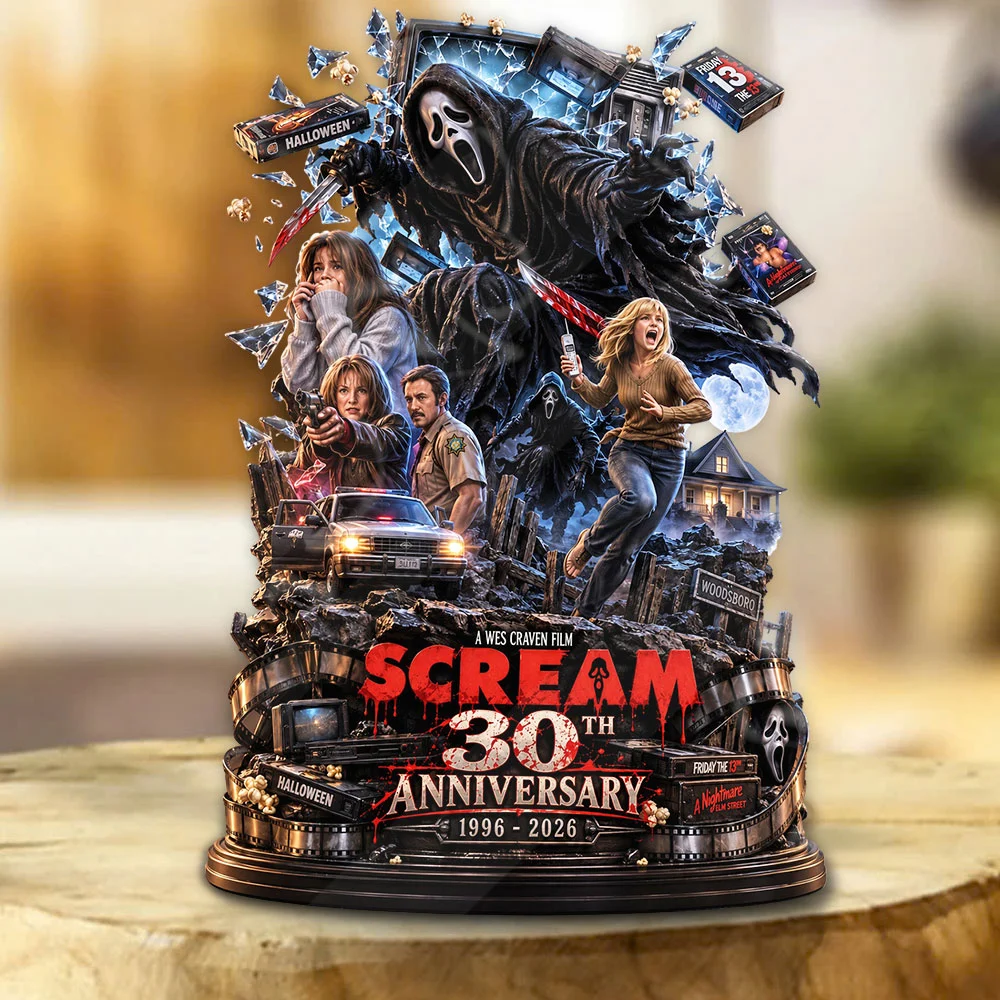 Scream 30th Anniversary 2026 Custom Shape Acrylic Plaque - TANTN26120