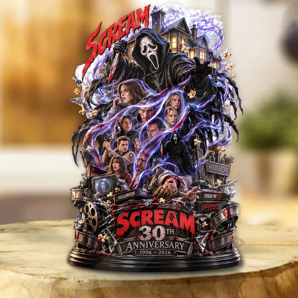 Scream 30th Anniversary 2026 Custom Shape Acrylic Plaque - TANTN26121