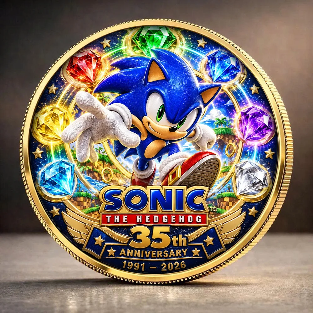 Sonic the Hedgehog 35th Anniversary Commemorative Coin - TANTN26169