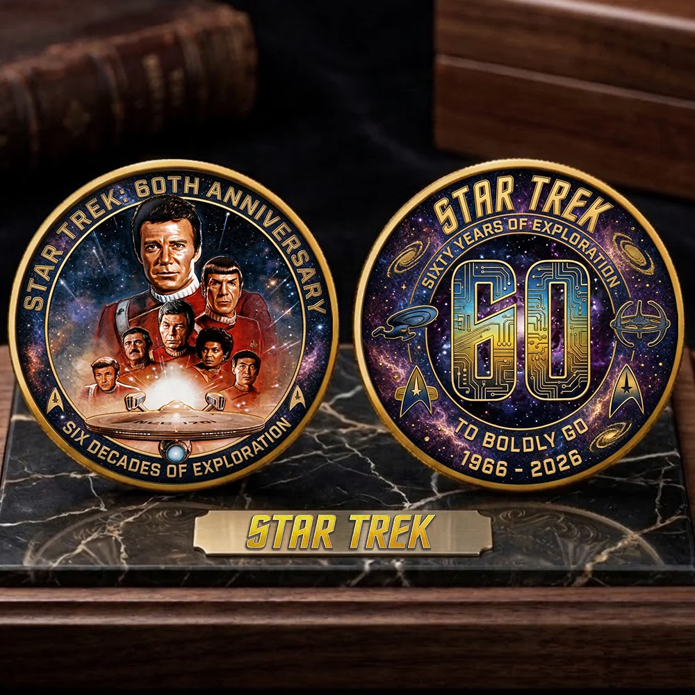 Star Trek 60th Anniversary Commemorative Coin - TMTHU9559