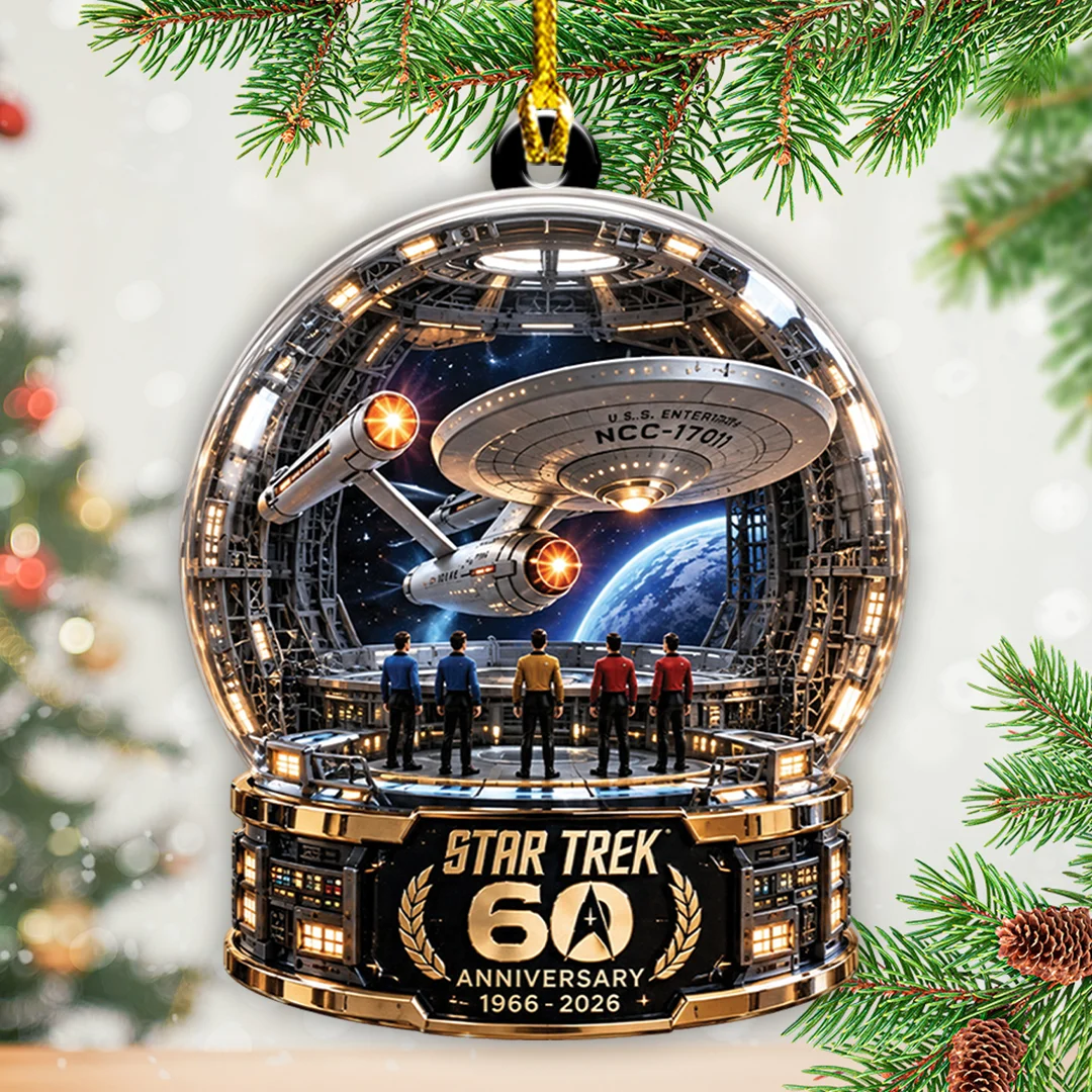 Star Trek 60th Anniversary Custom Shape 2-side Printed Acrylic Ornament - TANTN25962