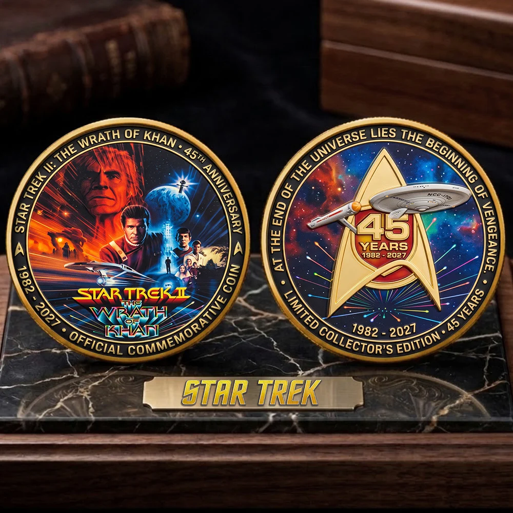 Star Trek II: The Wrath of Khan 45th Anniversary Commemorative Coin - TMTHU10012