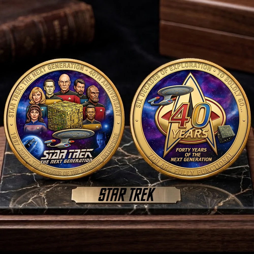 Star Trek: The Next Generation 40th Anniversary 2027 Commemorative Coin - TMTHU10033