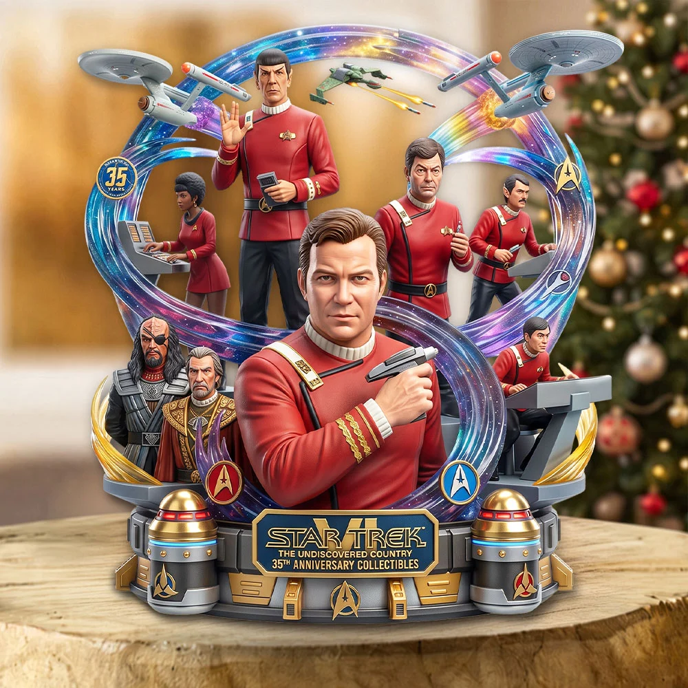 Star Trek VI: The Undiscovered Country 35th Anniversary Custom Shape Acrylic Plaque - TMTHU9802