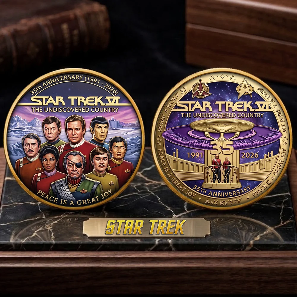 Star Trek VI: The Undiscovered Country 35th Anniversary Commemorative Coin - TMTHU10053