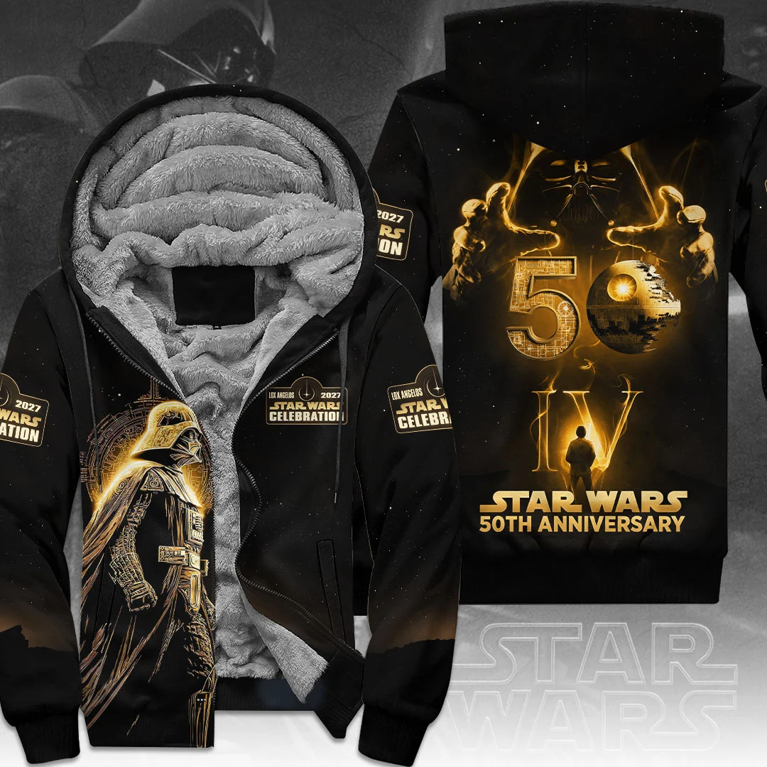 Star Wars 50th Anniversary 3D Fleece Zip Hoodie - TMTHU9894