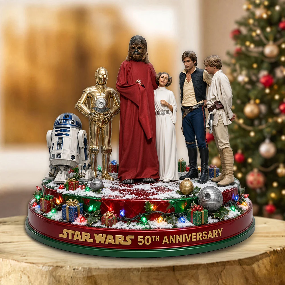Star Wars 50th Anniversary 2027 Custom Shape Acrylic Plaque - TMTHU10101