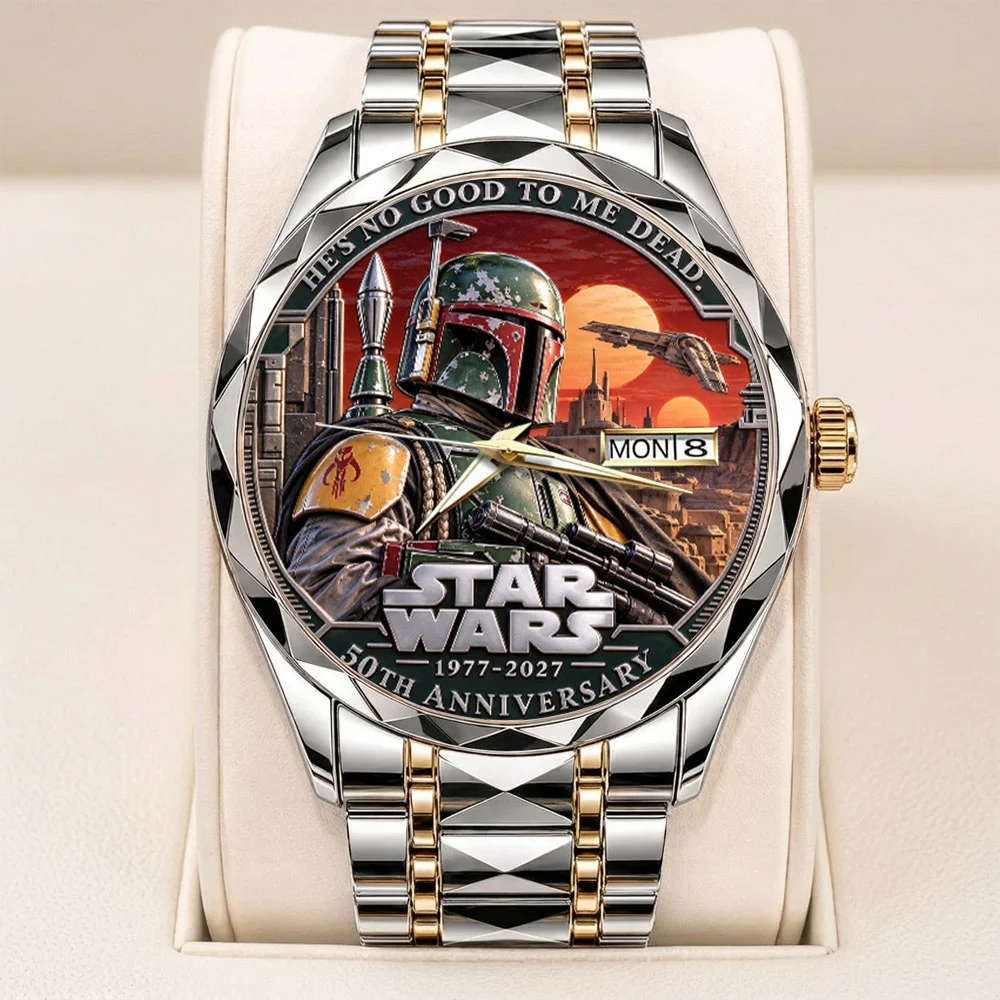 Star Wars 50th Anniversary 2027 Alloy Luxury Quartz Watch - TANTN26134
