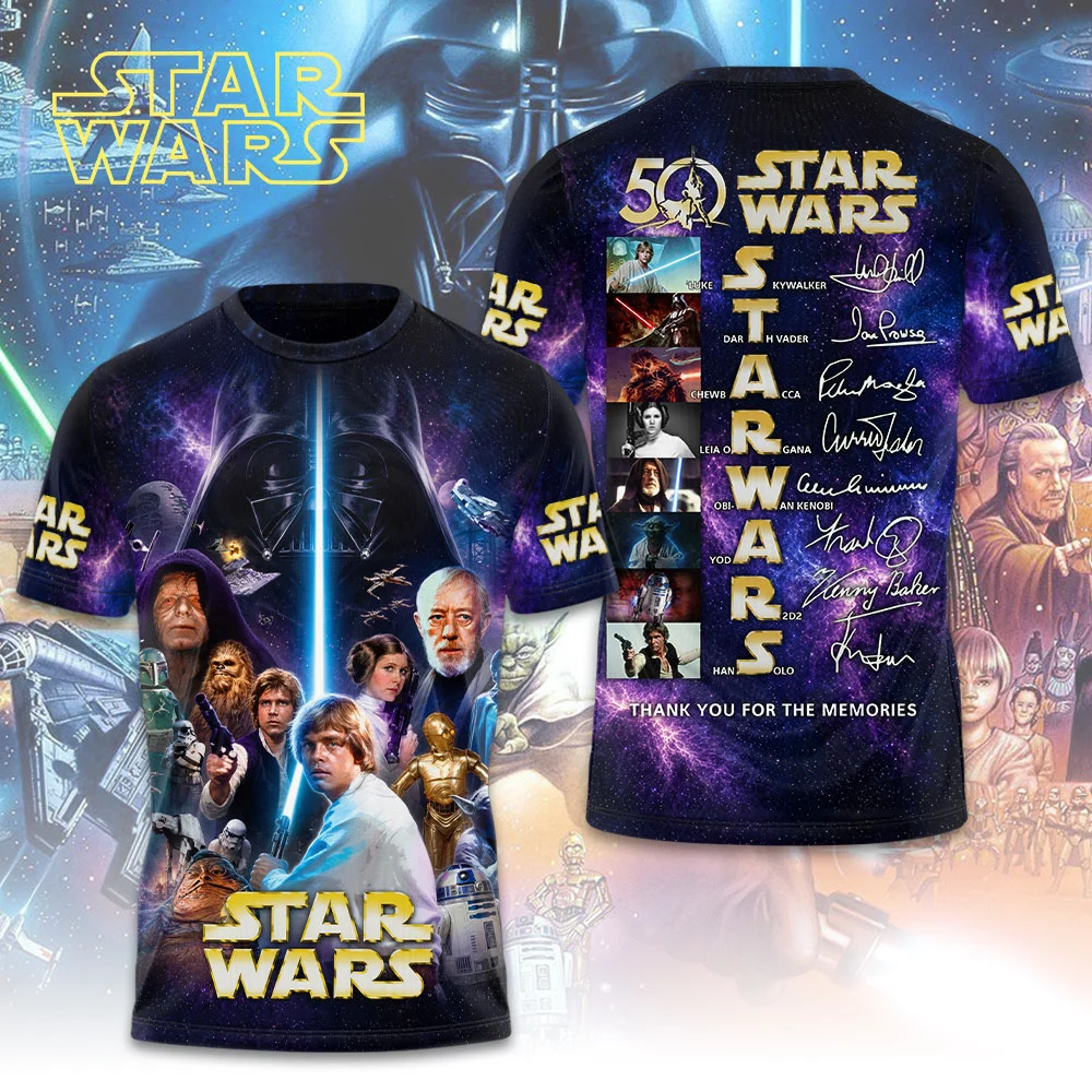 Star Wars 50th Anniversary 3D Apparel - TMTHU10148