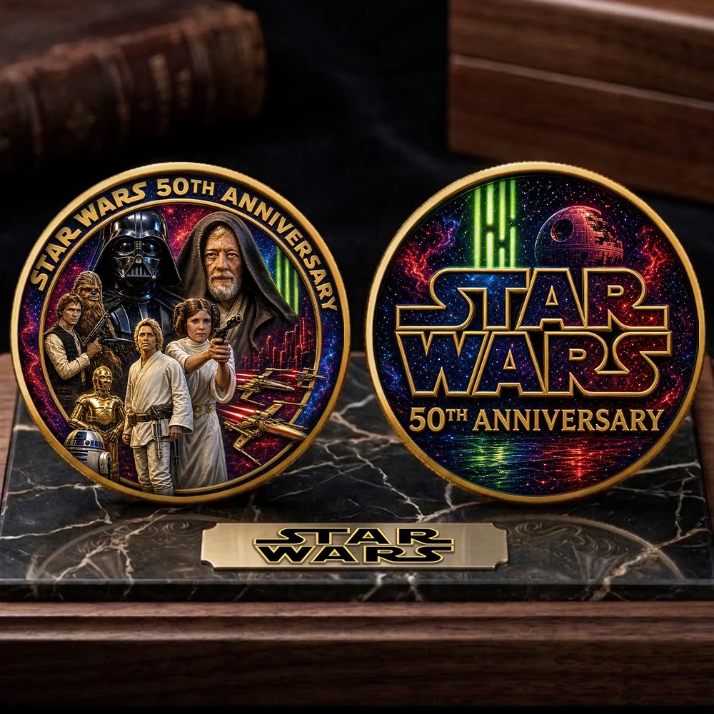 Star Wars 50th Anniversary Commemorative Coin - TMTHU10097