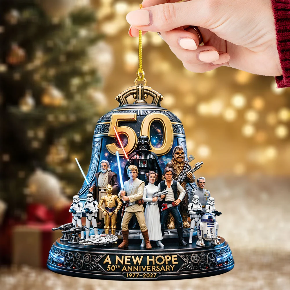 Star Wars 50th Anniversary Custom Shape 2-side Printed Acrylic Ornament - TMTHU9924
