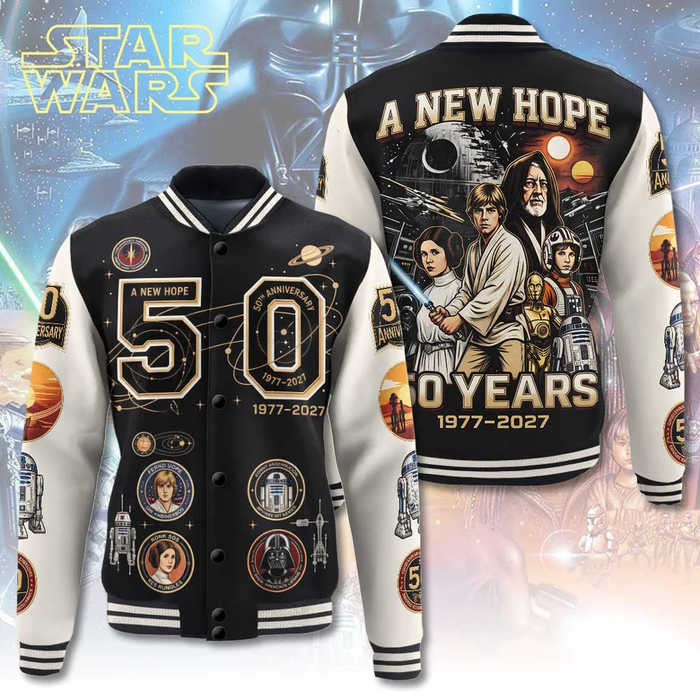 Star Wars 50th Anniversary Varsity Jacket - TMTHU9817