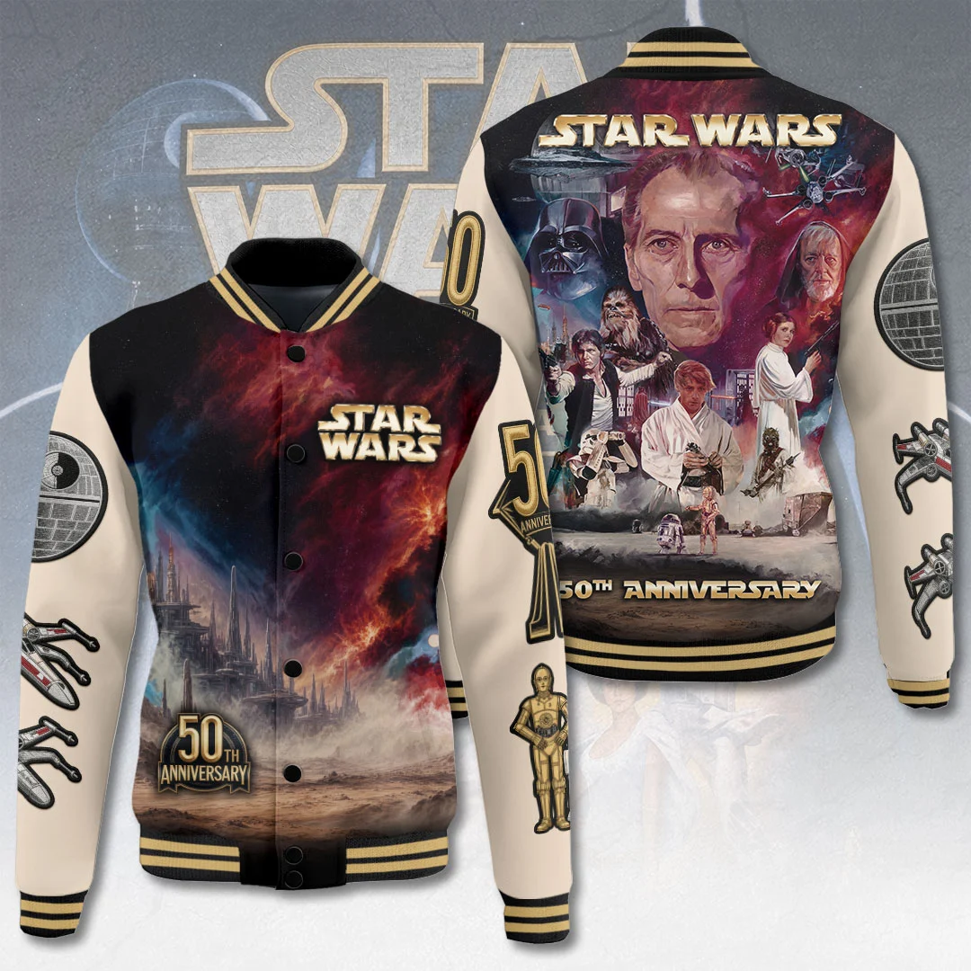 Star Wars 50th Anniversary Varsity Jacket - TMTHU9698