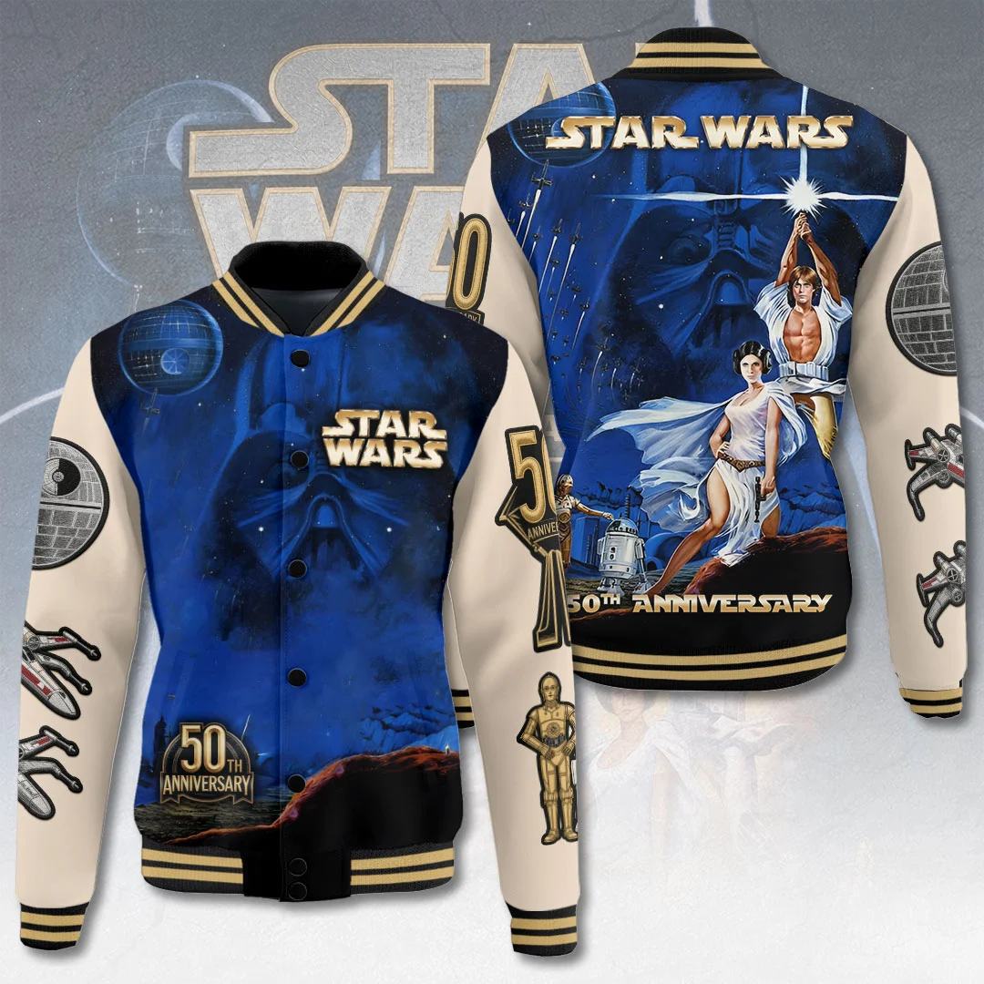 Star Wars 50th Anniversary Varsity Jacket - TMTHU9699