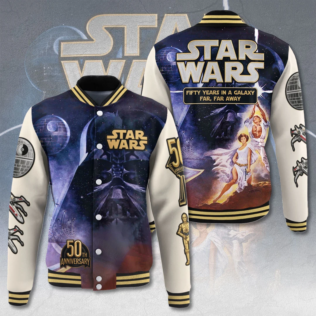 Star Wars 50th Anniversary Varsity Jacket - TMTHU9904