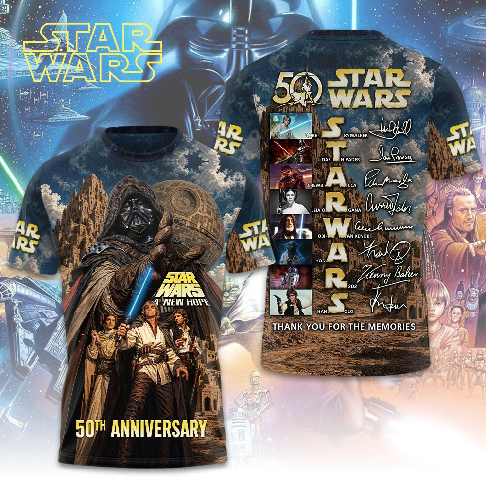 Star Wars 50th Anniversary 3D Apparel - TMTHU10114