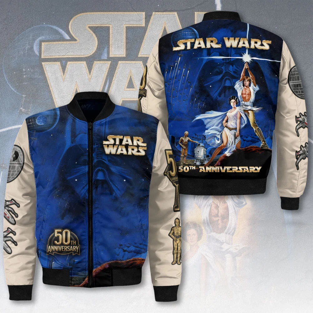 Star Wars 50th Anniversary 3D Bomber Jacket - TMTHU9741