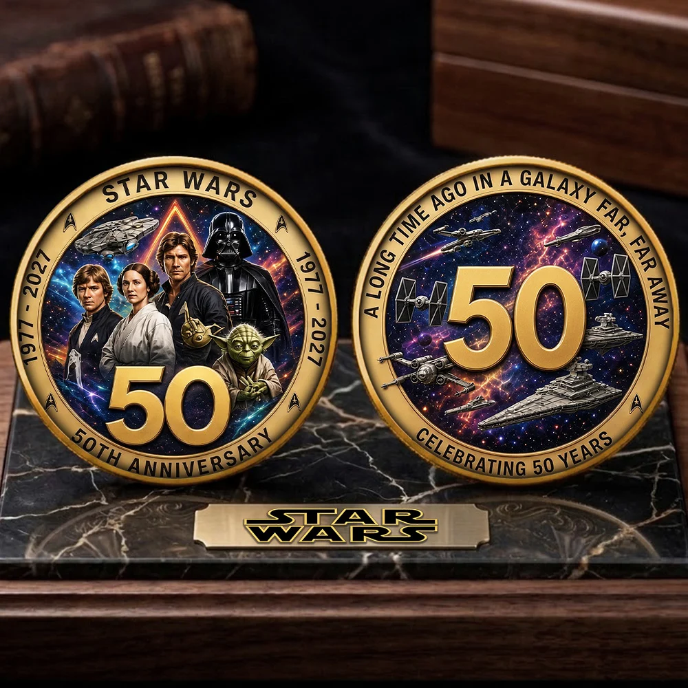 Star Wars 50th Anniversary Commemorative Coin - TMTHU10171