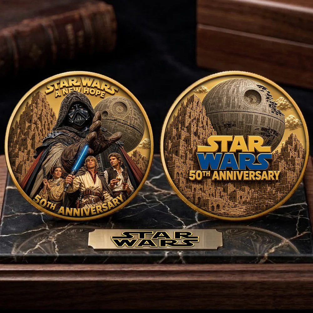 Star Wars 50th Anniversary Commemorative Coin - TMTHU10182