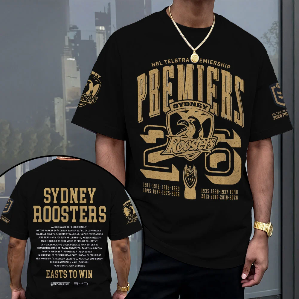 Sydney Roosters 2026 NRL Premiers 3D Apparel - MAITM15306