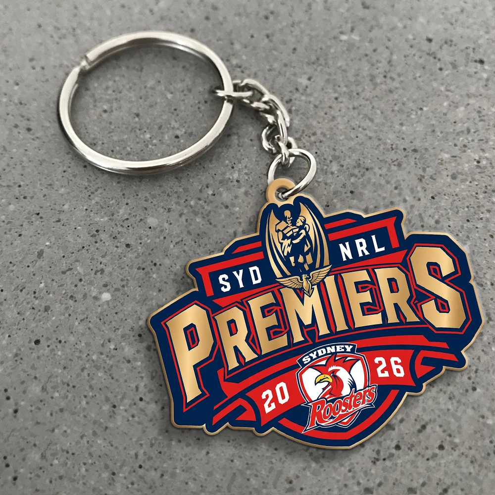 Sydney Roosters 2026 NRL Premiers Custom Shape 1-sided Keychain - MAITM15307