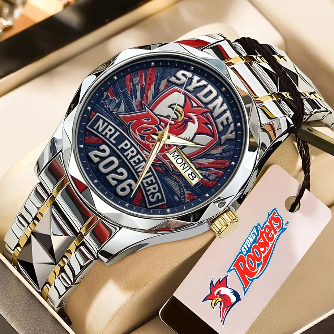 Sydney Roosters 2026 Premiers Alloy Luxury Quartz Watch - TMTHU9761