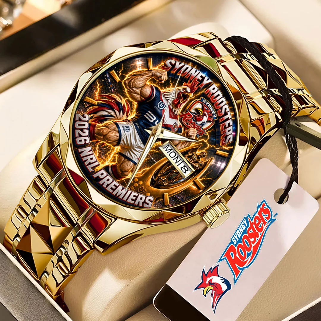 Sydney Roosters 2026 Premiers Alloy Luxury Quartz Watch - TMTHU9765
