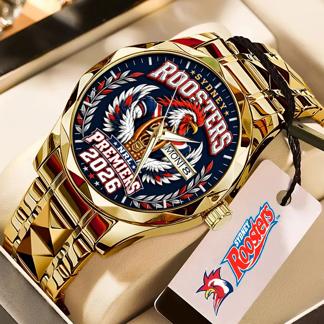 Sydney Roosters 2026 Premiers Alloy Luxury Quartz Watch - TMTHU10169