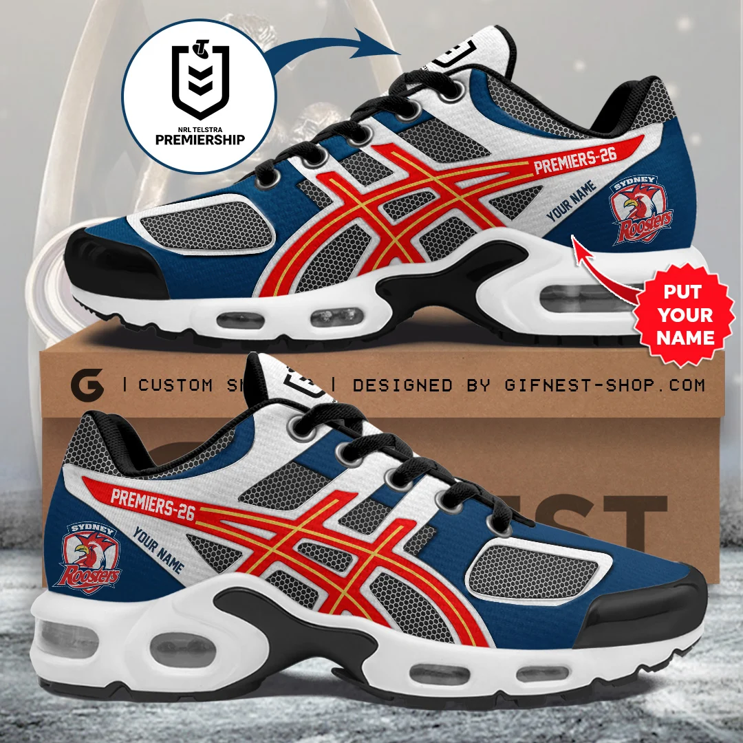 Personalized Sydney Roosters 2026 NRL Premiers Air Max Shoes - TANTN25957