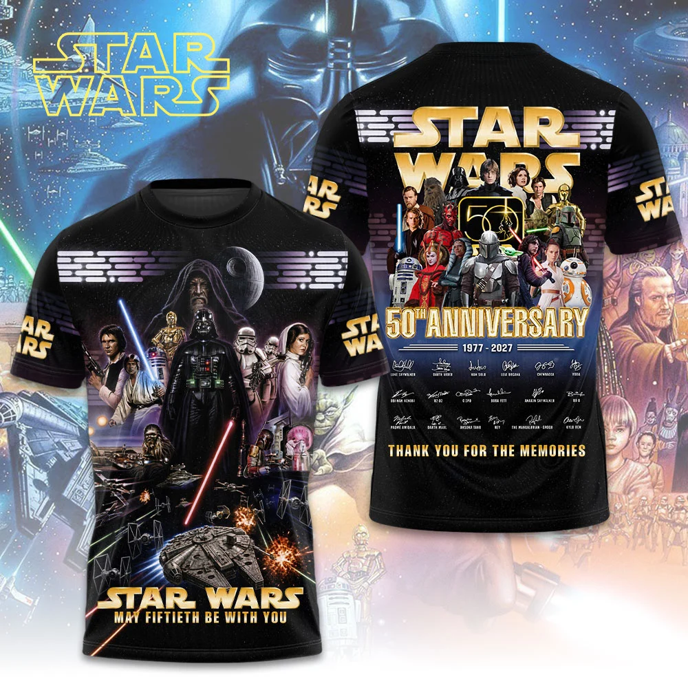 Star Wars 50th Anniversary 3D Apparel - TMTHU10113